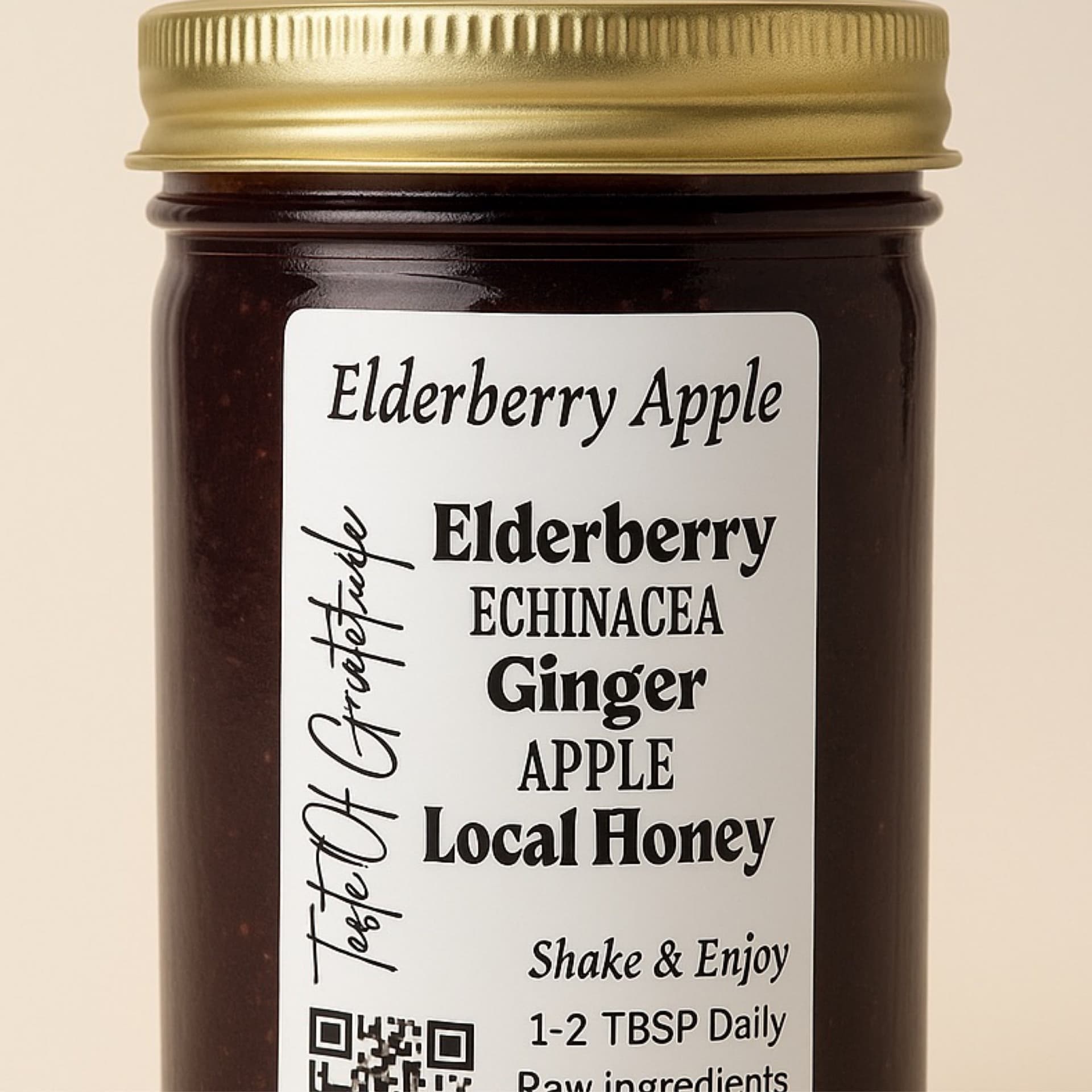 Elderberry Apple Gel from Taste of Gratitude