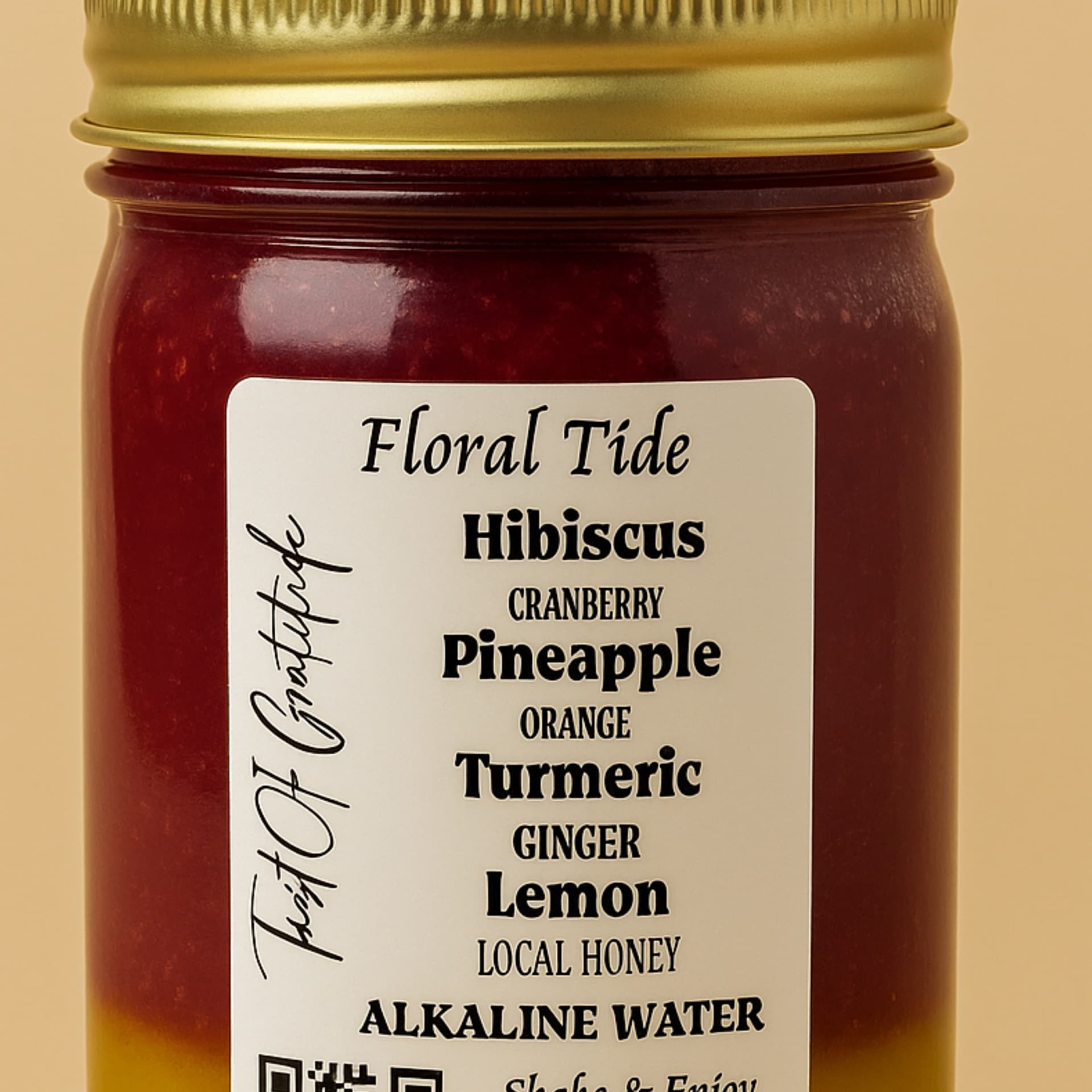 Floral Tide with pineapple, turmeric, and ginger for Hydration and Digestive Health