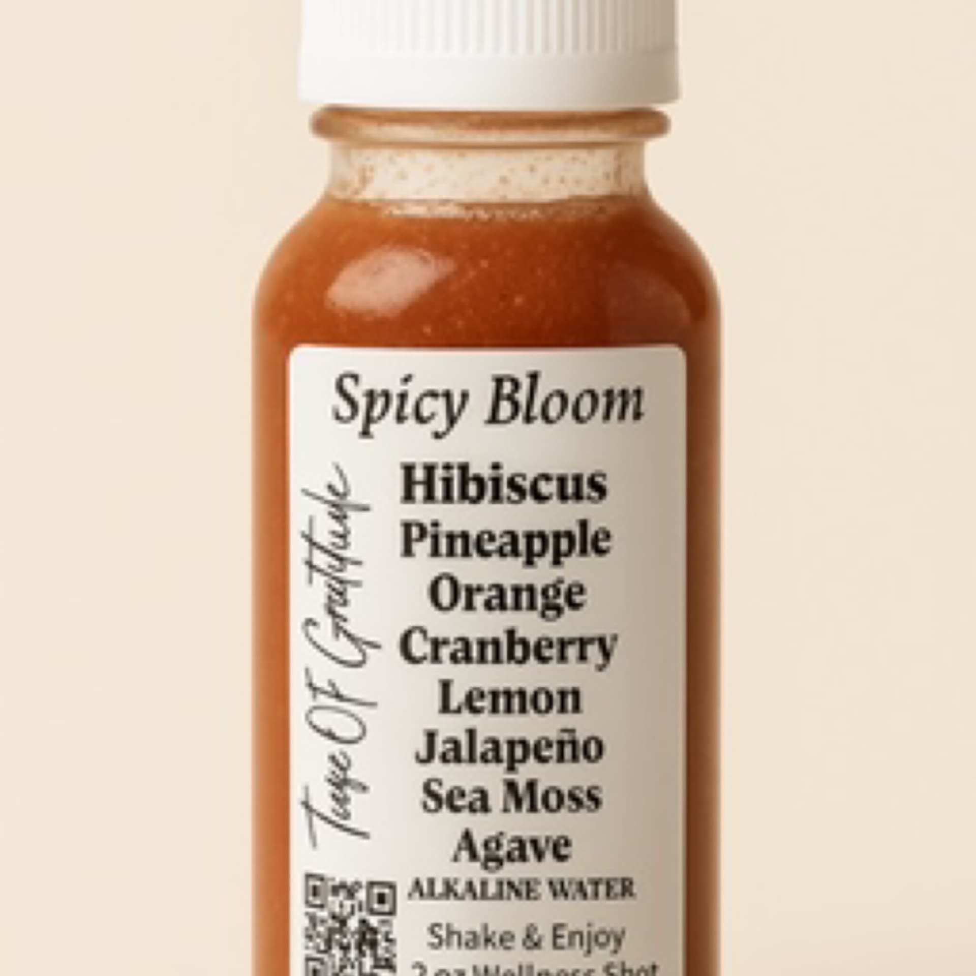 Spicy Bloom with sea moss, pineapple, and lemon for Hydration and Digestive Health
